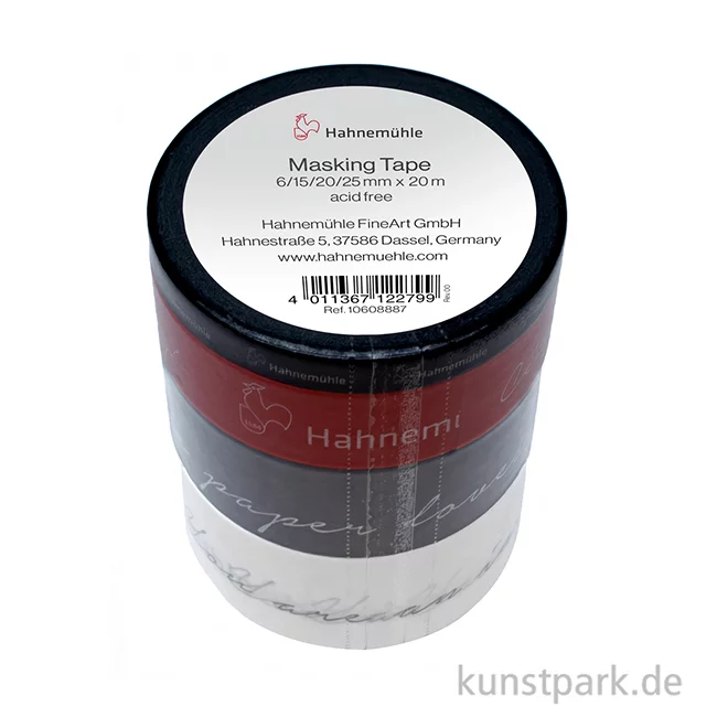 Artikelbild 2 des Artikels “Hahnemühle Masking Tape Set, 4 Rollen, 6-25 mm, je 20 m “