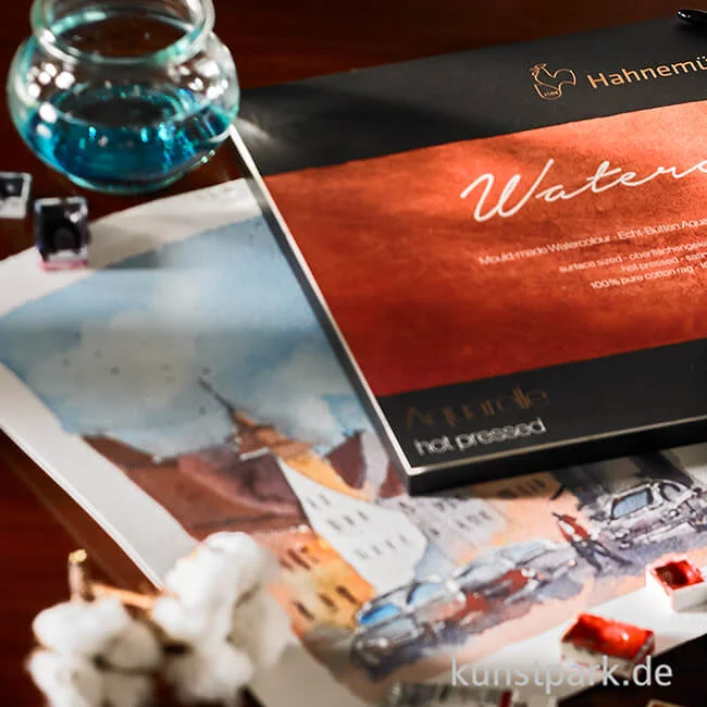 Artikelbild 2 des Artikels “Hahnemühle The Collection Watercolour satiniert 10 Blatt 300g “