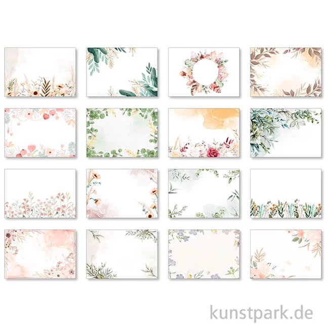 Artikelbild 2 des Artikels “Handlettering Karten in Boho Designs, DIN B6, 48 Blatt, 300g “