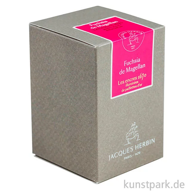 Artikelbild 2 des Artikels “HERBIN Luxus Schreibtinte 1670 mit Goldschimmer - Fuchsia, 50 ml “