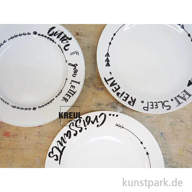 Artikelbild 2 des Artikels “KREUL Glass & Porcelain Pen Clear fine - Schwarz “
