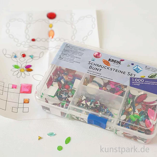 Artikelbild 2 des Artikels “KREUL Schmucksteine Set - 1000 Teile, Bunt “