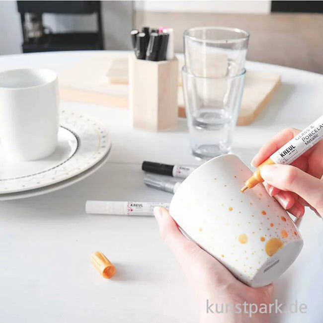 Artikelbild 2 des Artikels “KREUL Tasse groß, weißes Porzellan “