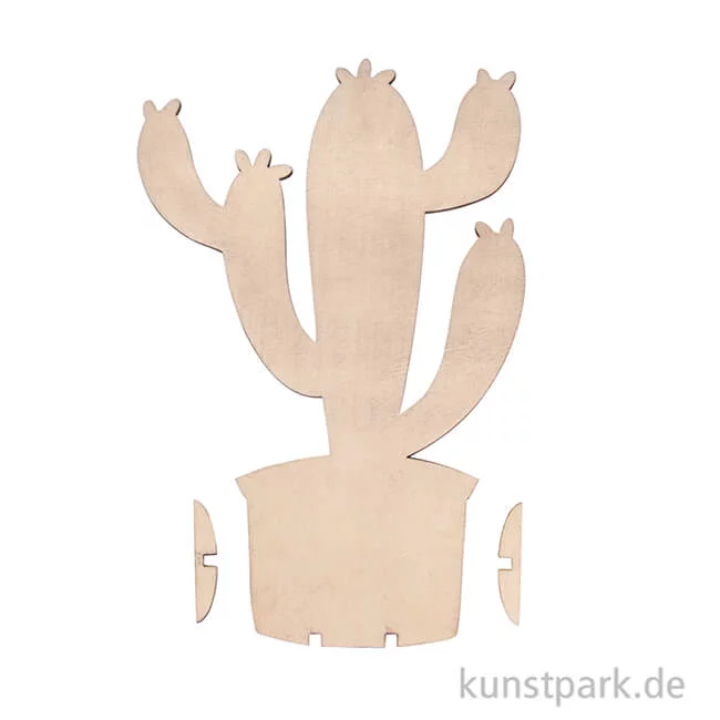 Artikelbild 2 des Artikels “Holz-Kaktus zum Stellen, 14,3x21,2 cm “