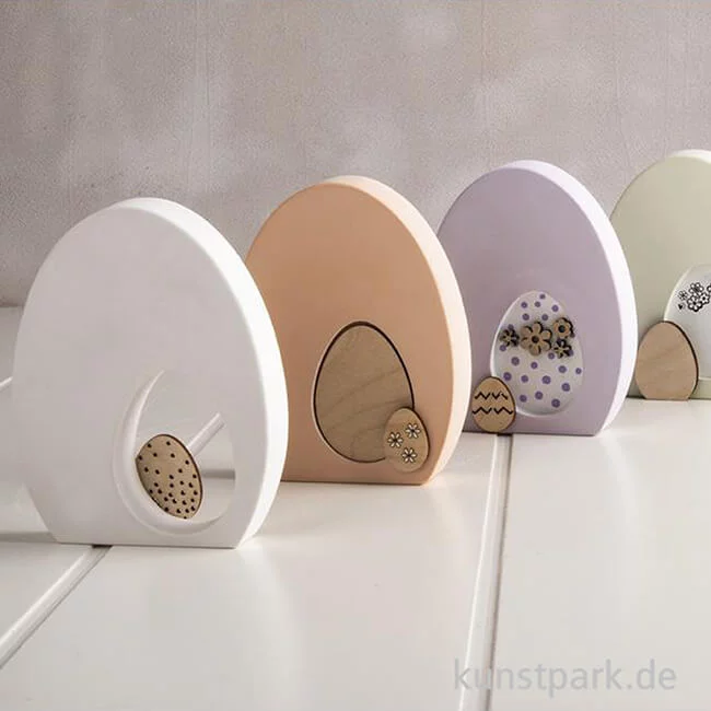 Artikelbild 2 des Artikels “Holz Ostereier, Natur, 2-8 cm, 9 Stück “