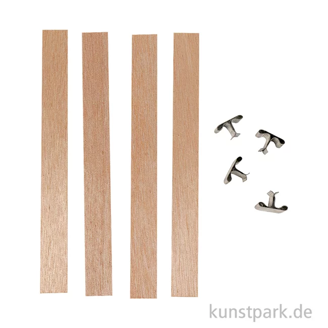 Artikelbild 2 des Artikels “Holzdocht mit Ständer, 4 Stück, 15 x 150 mm “