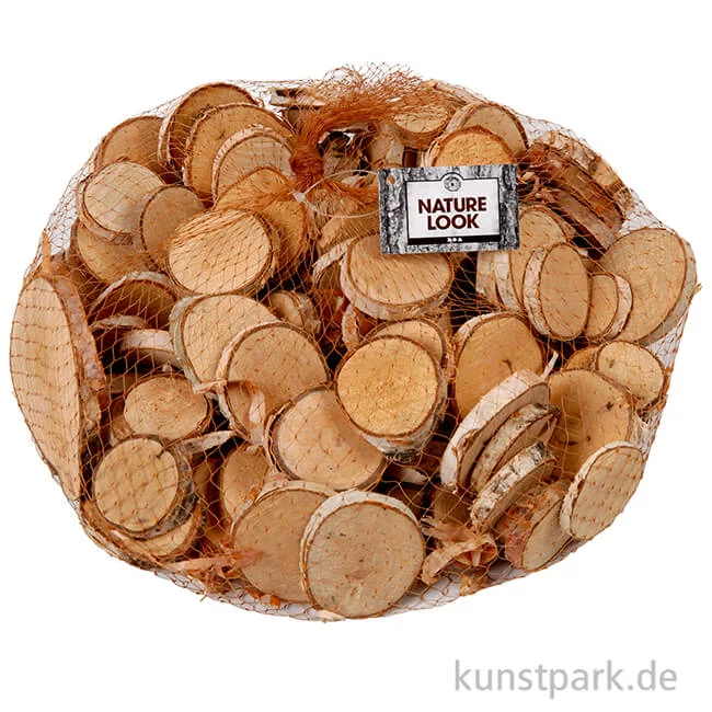 Artikelbild 2 des Artikels “Holzscheiben-Mix, Größe 25-45 mm, 600 g “
