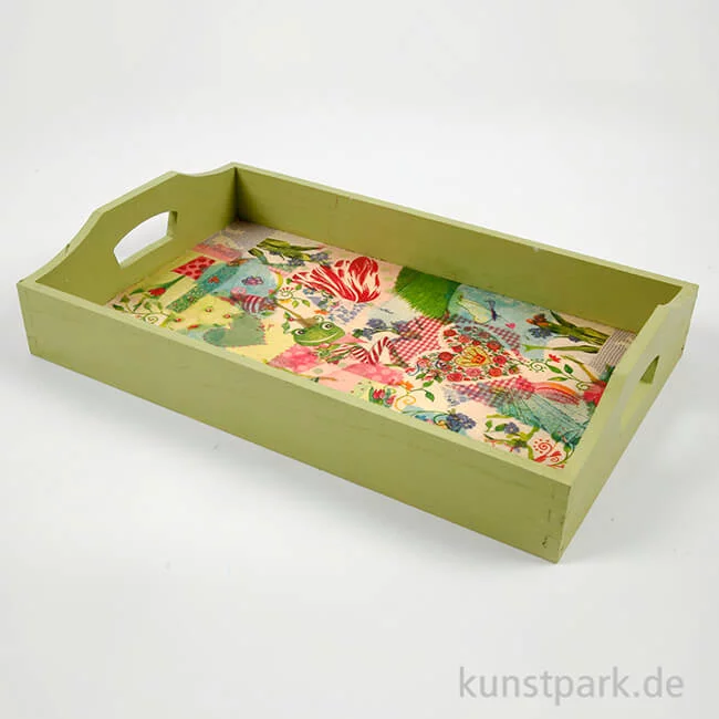 Artikelbild 2 des Artikels “Holztablett, Größe 30x17x5 cm “