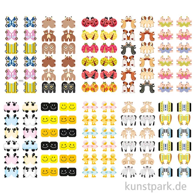 Artikelbild 2 des Artikels “Index-Sticker - Funland, 7,5x15 cm, 10 Blatt sortiert “