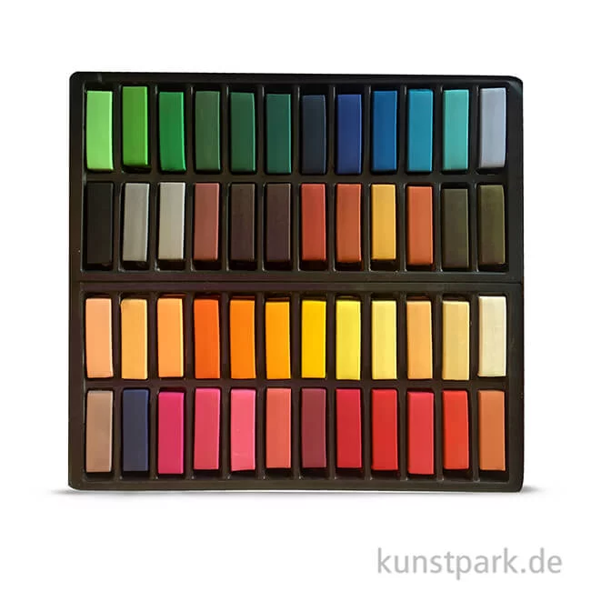 Artikelbild 2 des Artikels “JAXELL Pastellkreide, 48 halbe Stifte im Kartonetui “