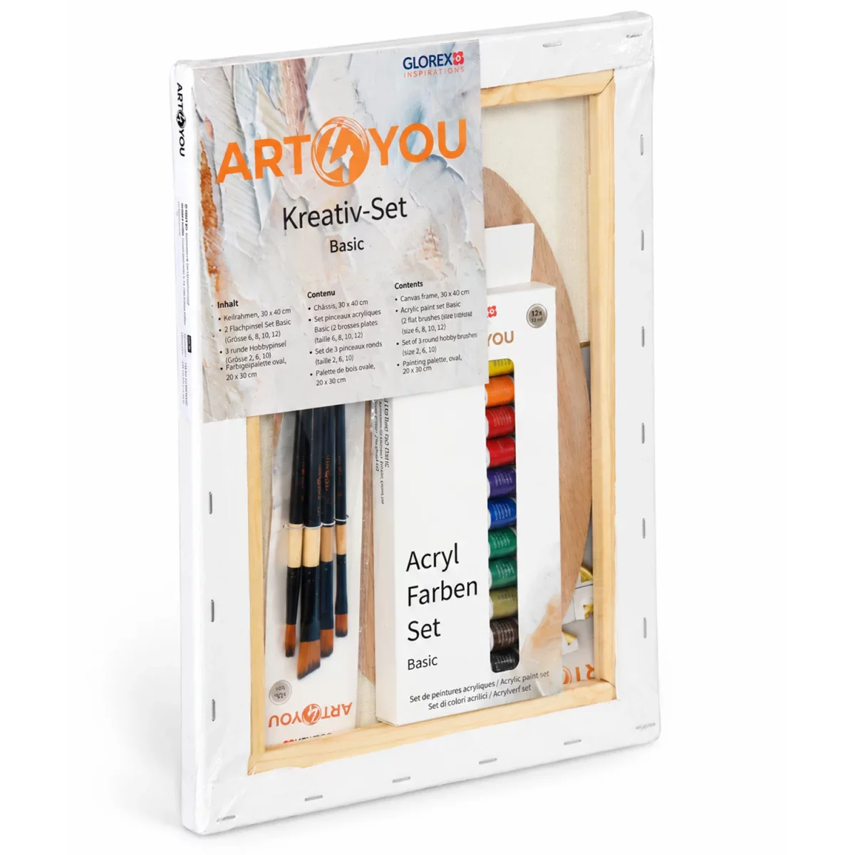 Artikelbild 2 des Artikels “Keilrahmen ART4YOU - Malset mit Zubehör, Basic, 30 x 40 cm “