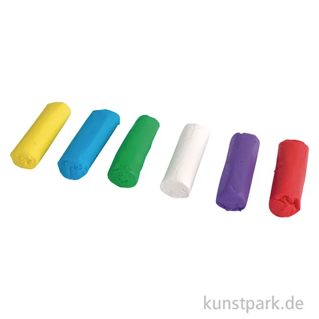Artikelbild 2 des Artikels “Knet-Kreiden Set mit 6 x 125 g Modellierkreide in verschiedenen Farben “