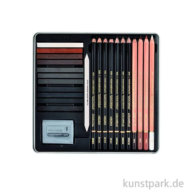 Artikelbild 2 des Artikels “Koh-I-Noor Gioconda Art Zeichenset 8899, 24-teilig im Metalletui “