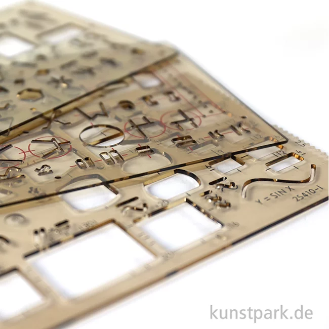Artikelbild 2 des Artikels “Koh-I-Noor Zeichenschablonen - Elektro / Technik, 3er Set “