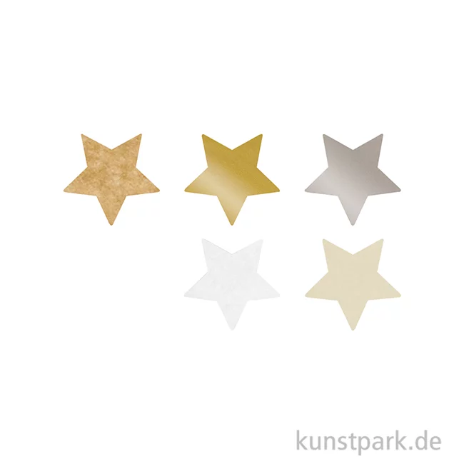Artikelbild 2 des Artikels “Konfetti Sterne, Durchmesser 3 cm, Silber, Gold, Weiß, Creme, 30g “