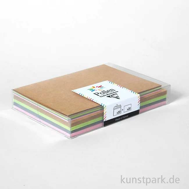 Artikelbild 2 des Artikels “Korrespondenzset mit 20 Karten und C6 Umschlägen, Natur “