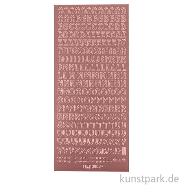 Artikelbild 2 des Artikels “Kreativ Sticker - Buchstaben groß, Kupfer, 10 x 23 cm “