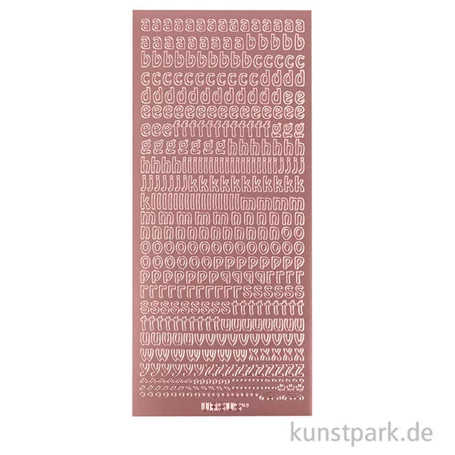 Artikelbild 2 des Artikels “Kreativ Sticker - Buchstaben klein, Kupfer, 10 x 23 cm “