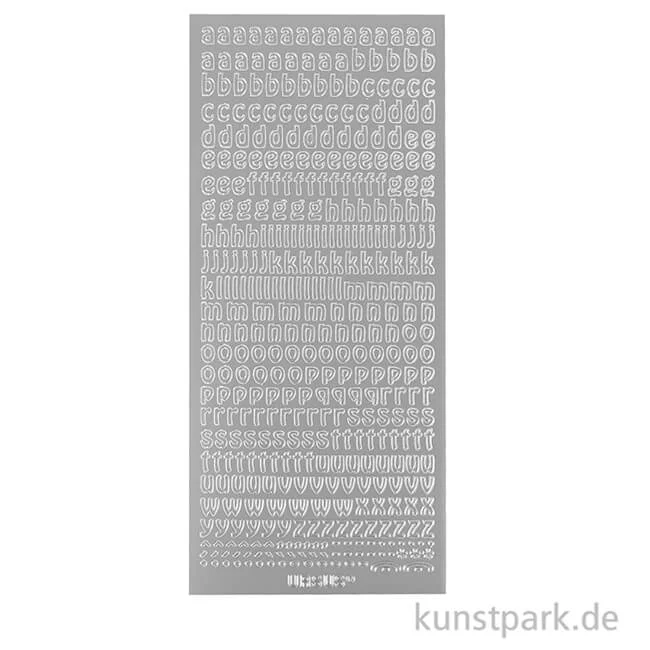 Artikelbild 2 des Artikels “Kreativ Sticker - Buchstaben klein, Silber, 10 x 23 cm “