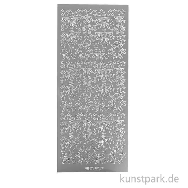 Artikelbild 2 des Artikels “Kreativ Sticker - Sterne 3, Silber, 10 x 23 cm “