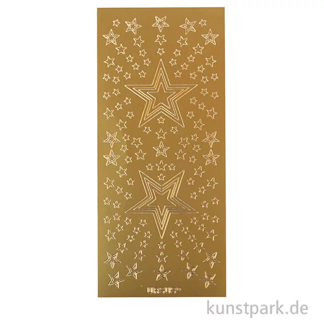 Artikelbild 2 des Artikels “Kreativ Sticker - Sterne 4, Gold, 10 x 23 cm “
