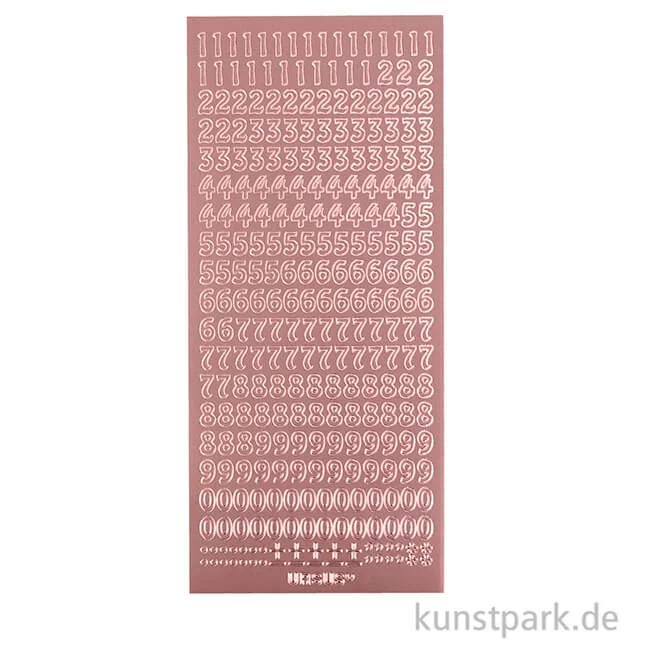Artikelbild 2 des Artikels “Kreativ Sticker - Zahlen 1, Kupfer, 10 x 23 cm “