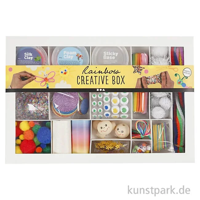 Artikelbild 2 des Artikels “Kreativ-Box Regenbogen - Bastelset zum Spielen und Lernen “