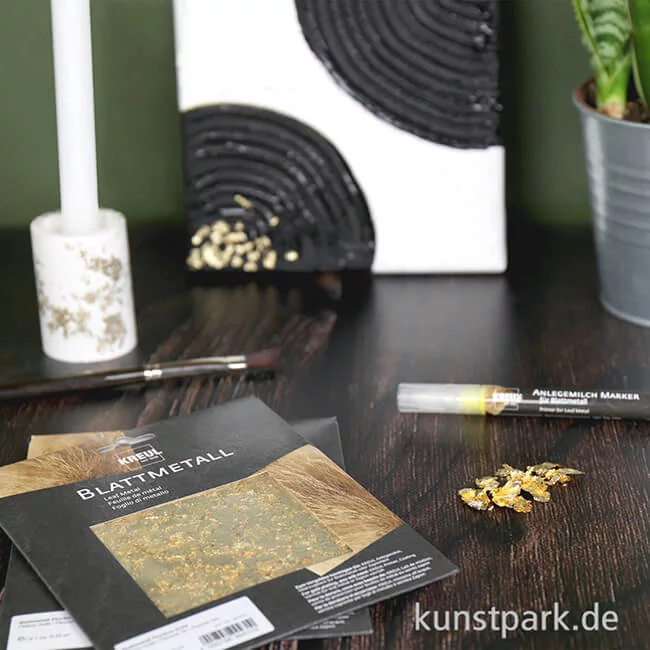 Artikelbild 2 des Artikels “KREUL Blattmetall - Gold, 140 x 140 mm, 25 Blatt “