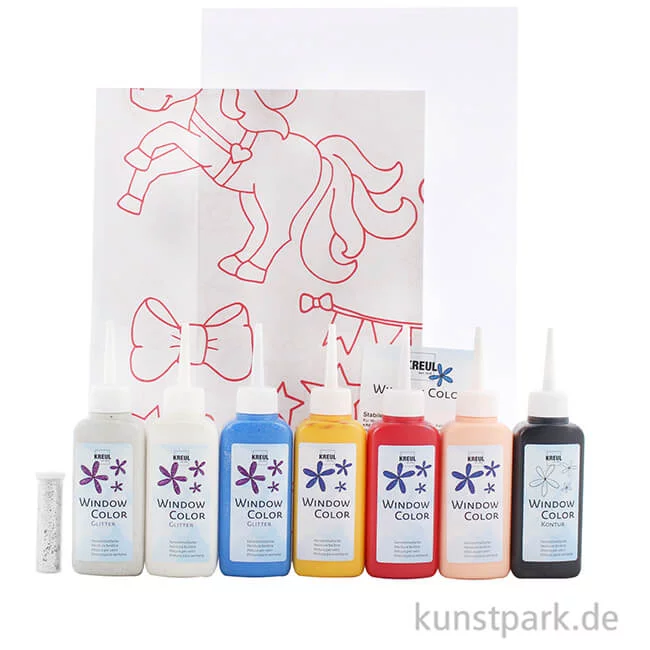 Artikelbild 2 des Artikels “KREUL Window Color Glas Design Set - Glitzerwelt “