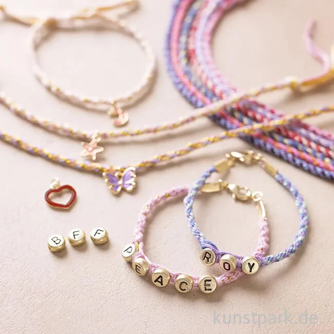 Artikelbild 2 des Artikels “Kumihimo Starter Set mit Zubehör für Armbänder “