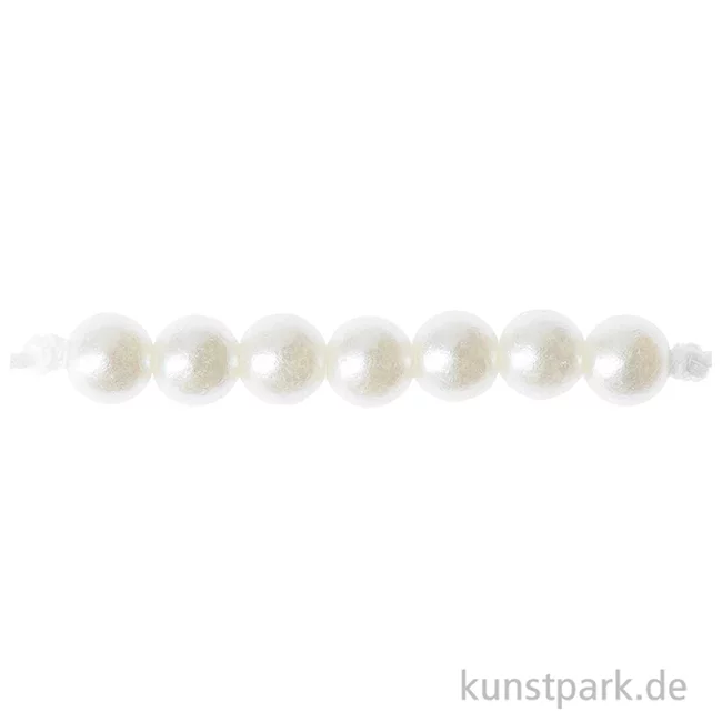 Artikelbild 2 des Artikels “Kunststoffperlen, Perlweiß Mix, 6 mm Durchmesser, 80 Stück “