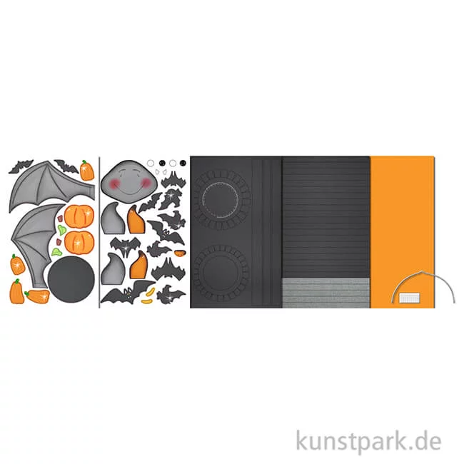 Artikelbild 2 des Artikels “Laternen-Bastelset - Fledermaus mit umfangreichem Zubehör “