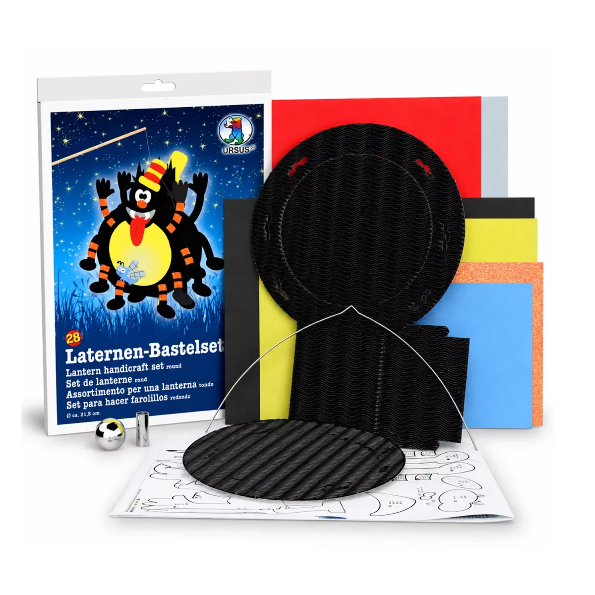 Artikelbild 2 des Artikels “Laternen Bastelset - Spinne mit umfangreichem Zubehör “