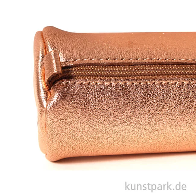 Artikelbild 2 des Artikels “Leder-Etui Metallic - Rund, Kupfer “