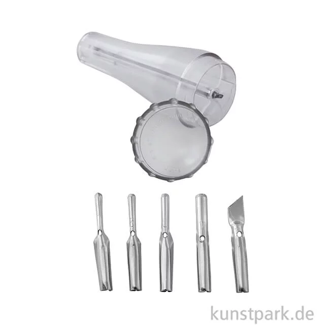 Artikelbild 2 des Artikels “Linolschnitzwerkzeug, 5 Messer integriert im Kunststoffgriff “