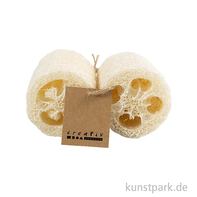 Artikelbild 2 des Artikels “Luffa-Schwamm, Natur, Länge 10 cm, Durchmesser 5,5-8 cm, 2 Stück “