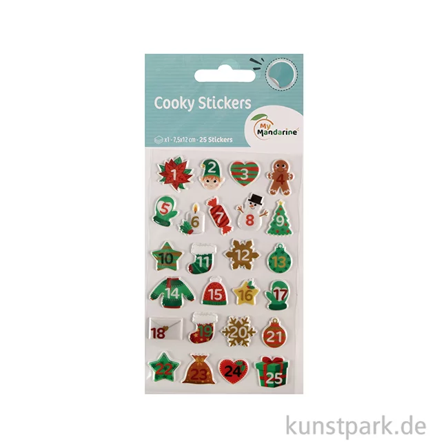 Artikelbild 2 des Artikels “Maildor Cooky Sticker - Adventskalender Nr “