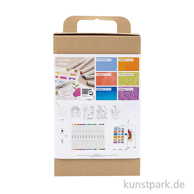 Artikelbild 2 des Artikels “Malset für Anfänger - Ausmalen mit Zeichenmarkern “