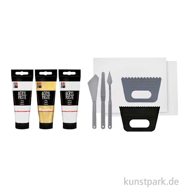 Artikelbild 2 des Artikels “Marabu Structured Art Set mit Acrylpasten + Zubehör “