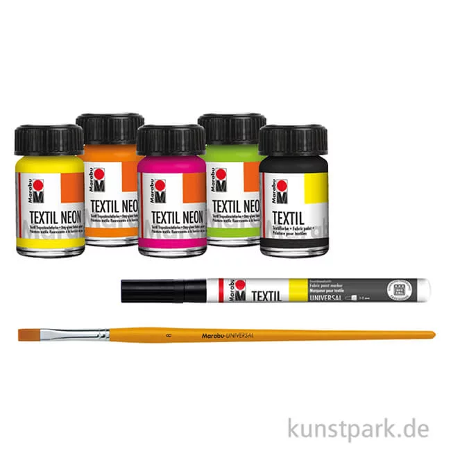 Artikelbild 2 des Artikels “Marabu Textil Neon Set “