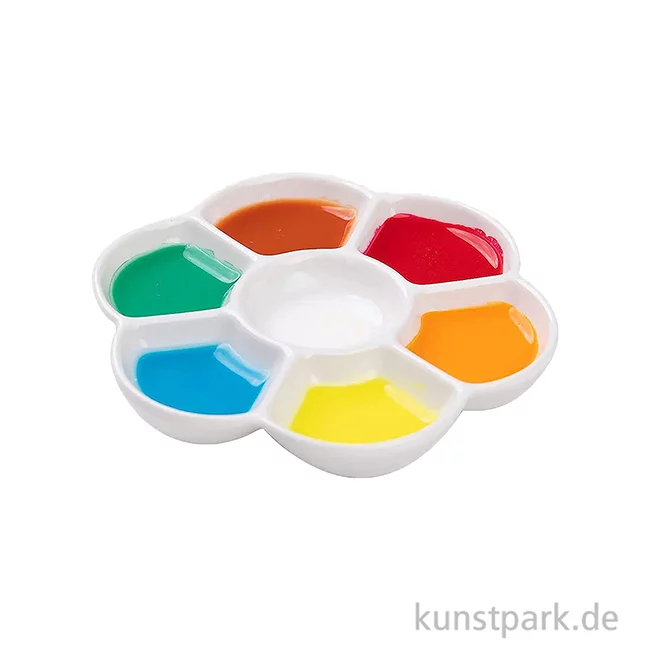 Artikelbild 2 des Artikels “Meeden Porzellanpalette - Blumenform, 7 Mischmulden, 12 cm “
