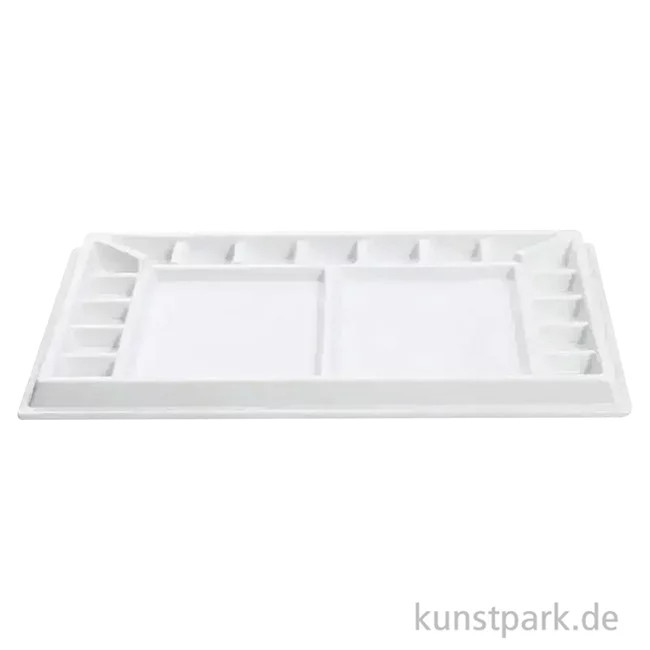 Artikelbild 2 des Artikels “Meeden Porzellanpalette - Eckig, 17 Mischmulden, XL, 25 x 33 cm “