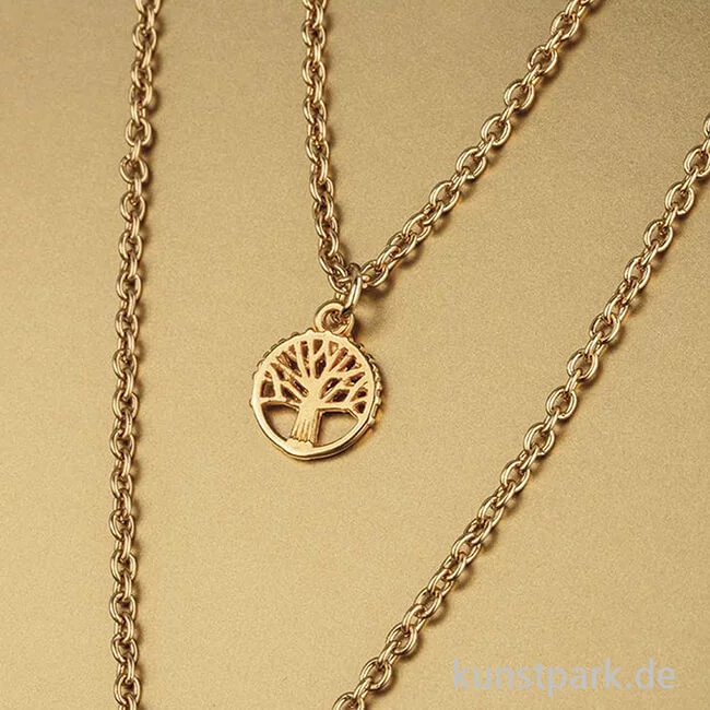 Artikelbild 2 des Artikels “Mini-Anhänger Metall - goldener Lebensbaum, 3 Stück “