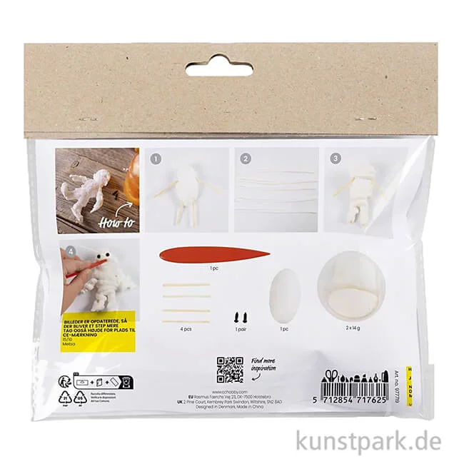 Artikelbild 2 des Artikels “Mini Bastelset Halloween Modellieren, Mumie “