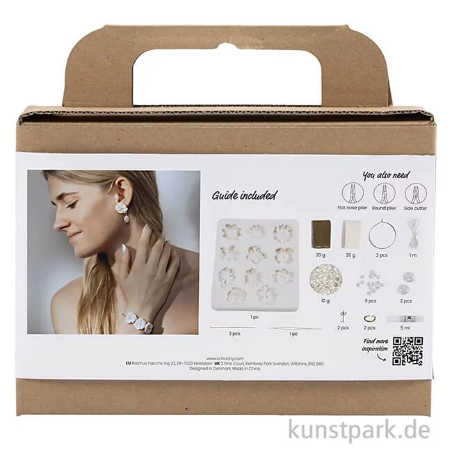 Artikelbild 2 des Artikels “Mini Bastelset Schmuck, Blumen, Beige, Weiß “