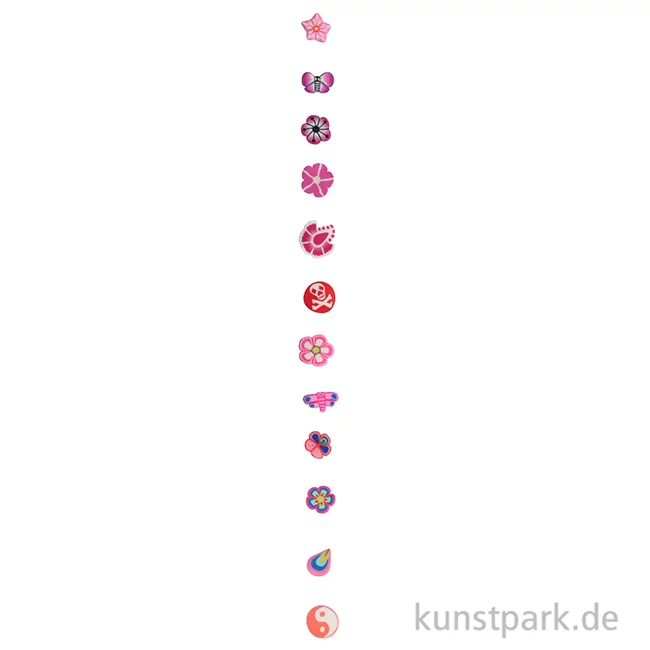 Artikelbild 2 des Artikels “Mini Clay Scheiben - Love, 12 Motive, 18g “