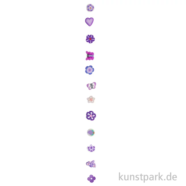 Artikelbild 2 des Artikels “Mini Clay Scheiben - Romance, 12 Motive, 18g “