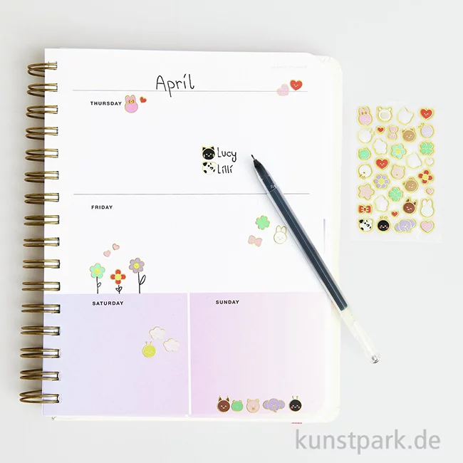 Artikelbild 2 des Artikels “Mini Foliensticker - Chingu, Hot Foil, 3 Bögen “