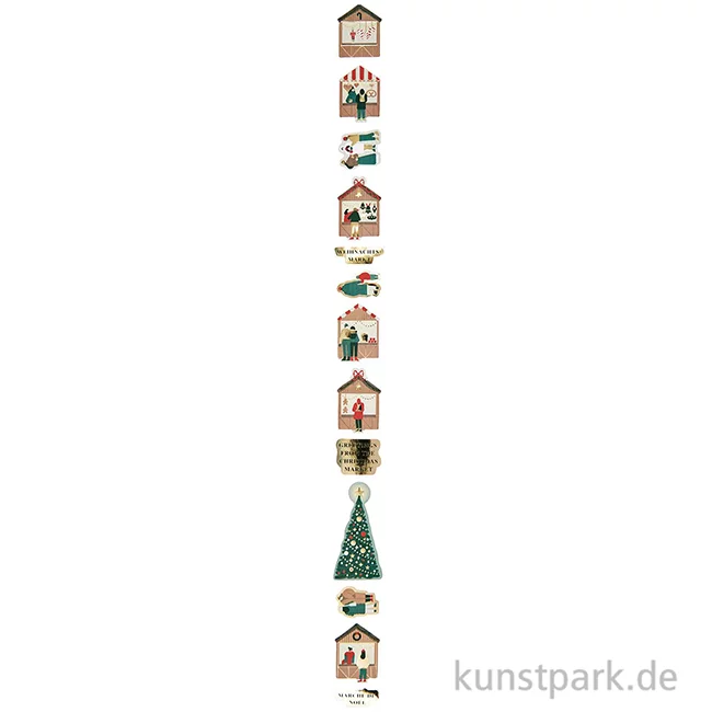 Artikelbild 2 des Artikels “Mini Sticker - Weihnachtsmarkt, 120 Aufkleber “