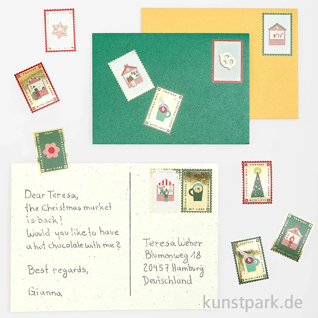 Artikelbild 2 des Artikels “Mini Sticker - Weihnachtspost, 120 Aufkleber “